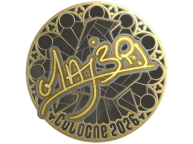 Sticker | MAJ3R (Gold) | Cologne 2026