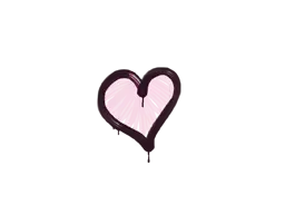 Sealed Graffiti | Heart (Princess Pink)