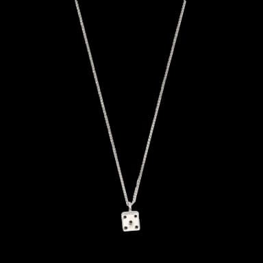 Saint Laurent dice charm necklace