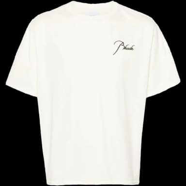 RHUDE Reverse logo-embroidered T-shirt