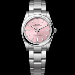 Rolex Oyster Perpetual Pink Dial 34mm