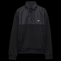 Prada Cotton fleece half-zipper sweatshirt