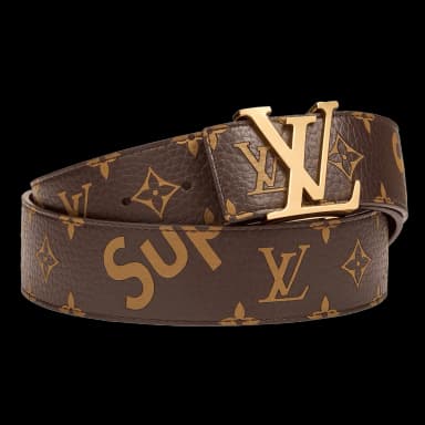Initiales Belt 40 MM Monogram Brown Gold