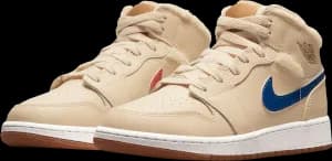 Nike Jordan 1 Mid Fleece Pearl (GS)