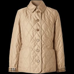 Burberry diamond-quilted jacket