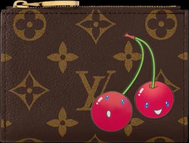 Louis Vuitton x Takashi Murakami Lisa Wallet Cherry