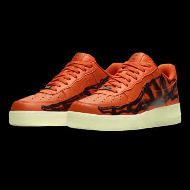 Nike Air Force 1 Low Orange Skeleton Halloween (2020)