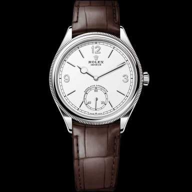 Rolex 1908 White Gold White Dial 39mm