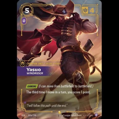 Yasuo - Windrider (Alternate Art)