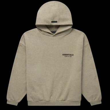 Fear of God Essentials Fleece Hoodie (FW24) Heather Gray