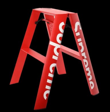 Supreme Lucano Step Ladder Red