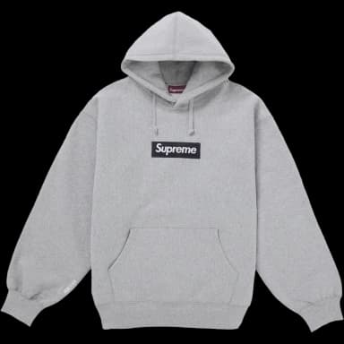 Supreme Box Logo Hooded Sweatshirt (FW25) Heather Grey