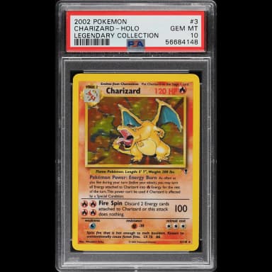2002 Pokemon Legendary Collection Holo Charizard #3 PSA 10 GEM MINT