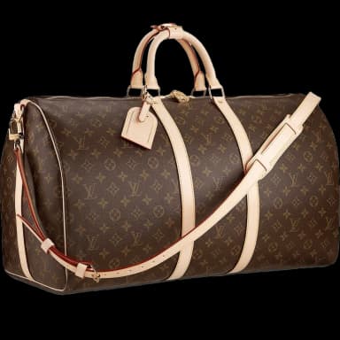 Louis Vuitton Keepall Bandouliere Monogram 55 Brown