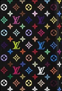 Louis Vuitton x Takashi Murakami Passport Cover Noir