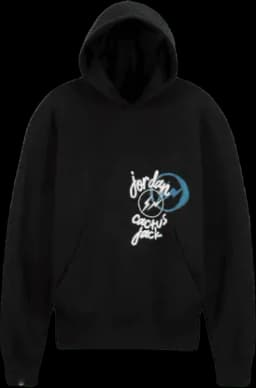 Travis Scott x Jordan x Fragment Hoodie Black