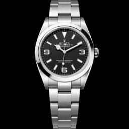 Rolex Explorer Steel Black Dial 36mm