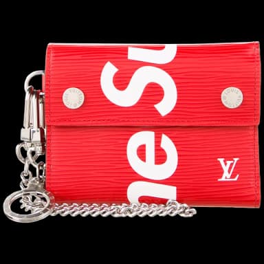 Louis Vuitton x Supreme Chain Wallet Epi Red