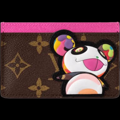 Louis Vuitton x Takashi Murakami Panda Card Holder Monogram