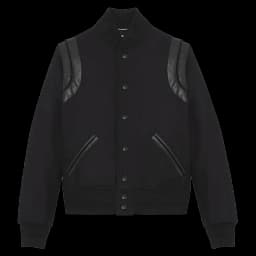 Saint Laurent Wool Teddy Black