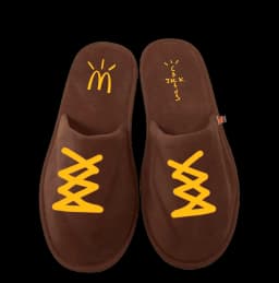 Travis Scott x McDonald's Cj House Slippers Brown