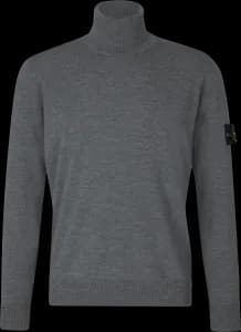 Stone Island Turtleneck Sweater with Ribbed Details