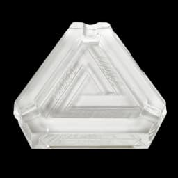 Palace Tri-Ferg Glass Ashtray Clear