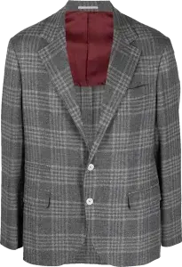 Brunello Cucinelli Check-pattern Blazer
