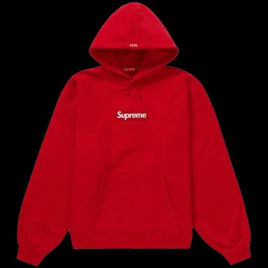 Supreme Box Logo Hooded Sweatshirt (FW23) Red