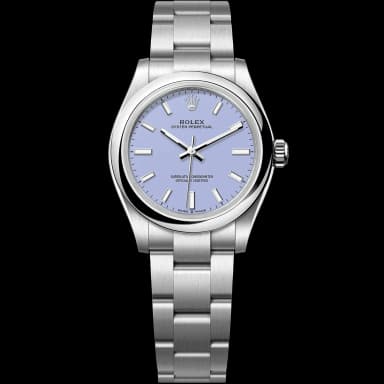 Rolex Oyster Perpetual Steel Lavender Dial 31mm