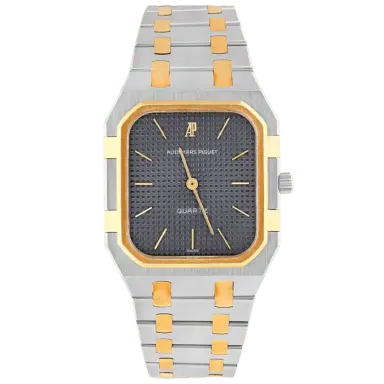Audemars Piguet Royal Oak Square Jumbo Two Tone Herren Quartz Grey Dial 32MM
