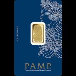 5 Gram PAMP Suisse Fortuna Veriscan Gold Bar (New w/ Assay)