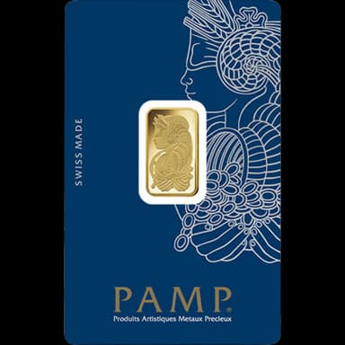 5 Gram PAMP Suisse Fortuna Veriscan Gold Bar (New w/ Assay)