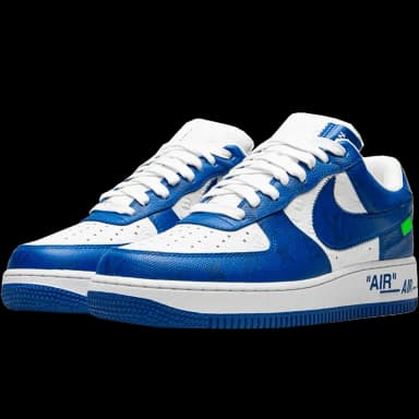 Louis Vuitton Nike Air Force 1 Low By Virgil Abloh White Royal