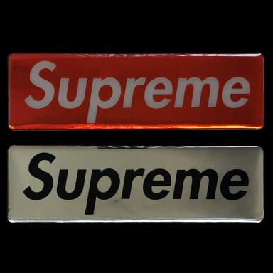 Supreme Plastic Box Logo Sticker Set