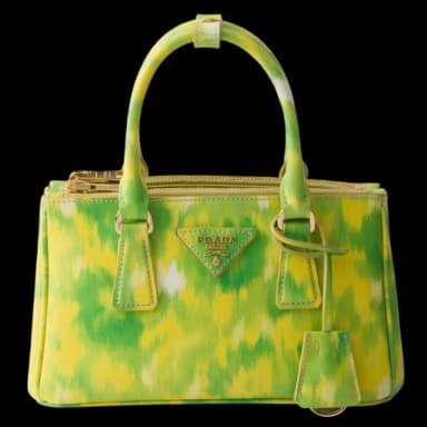 Prada Galleria Mini Printed Saffiano Leather Bag