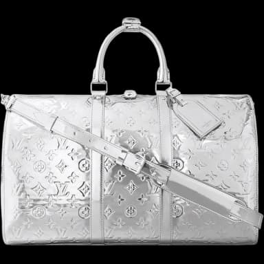 Louis Vuitton Keepall Bandouliere 45 Silver