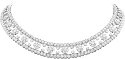 Van Cleef & Arpels Snowflake Necklace 18kt 30.99 ctw