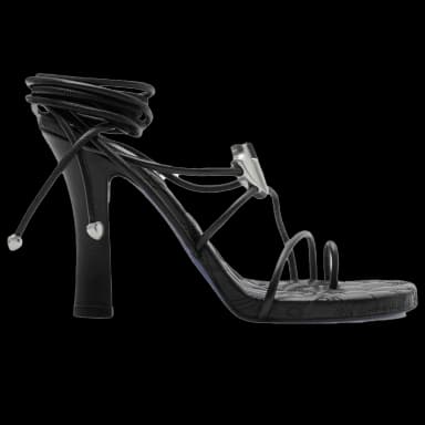 Burberry Ivy Shield leather sandals