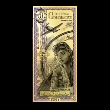 50 Florida Goldback Gold Note (New)