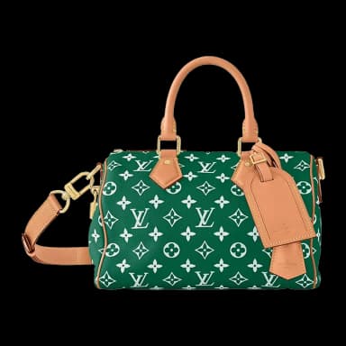 Louis Vuitton Speedy P9 Bandoulière 25 Monogram Leather Green