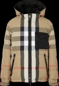 Burberry Reversible Check Puffer Jacket
