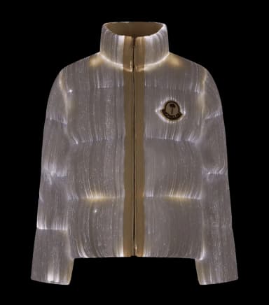 Moncler Maya 70 by Palm Angels Jacket Bright White