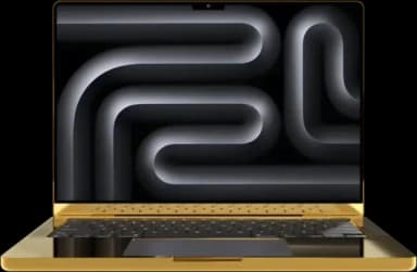 Goldgenie x Apple Gold MacBook Pro 16'' 24k Gold
