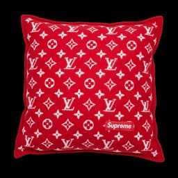 Supreme x Louis Vuitton Monogram Pillow Red