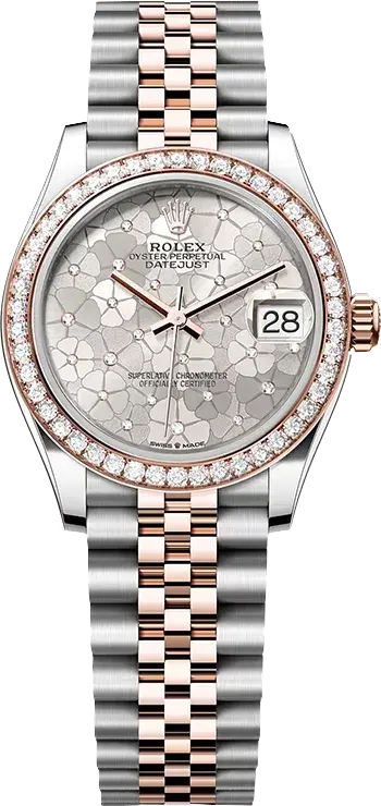Rolex Datejust 31 ''Silver Floral Motif'', ref. 278381RBR