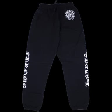 Chrome Hearts Horse Shoe Logo Sweatpants Black