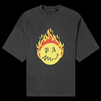 Palm Angels Burning Head T-shirt Black
