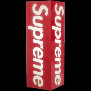 Supreme Box Logo Lamp Red