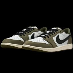 Air Jordan 1 Retro Low "Medium Olive and Summit White"